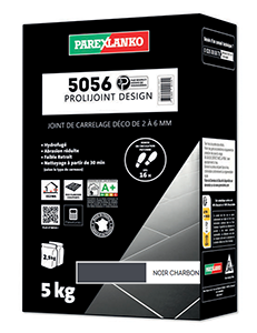 Joint carrelage déco 5056 - 5kg noir charbon - 2 à 6mm